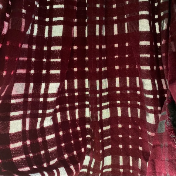 Free People Baby-Blues Paid Tunic Red Sz XS - Picture 9 of 13